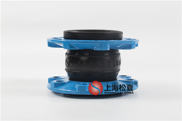 DN80球墨法蘭耐海水橡膠軟接頭25kg壓力